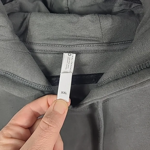 NEW Original Favorites Slate Grey Hooded Sweatshirt & Sweatpants Sz 2XL